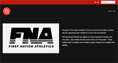 Desktop Screenshot of firstnationathletics.com